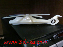 3D打印模型隐形科曼奇直升机的图片