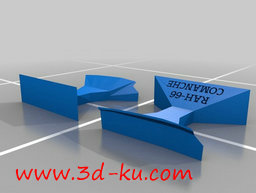 3D打印模型隐形科曼奇直升机的图片