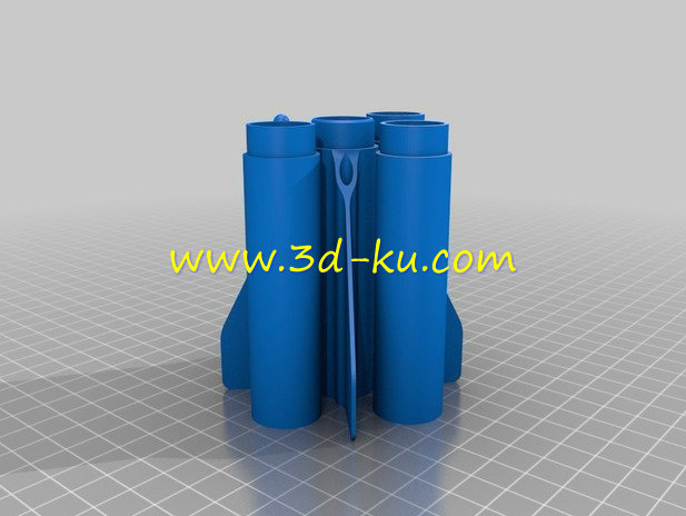火箭模型组件组装的火箭模型的图片4