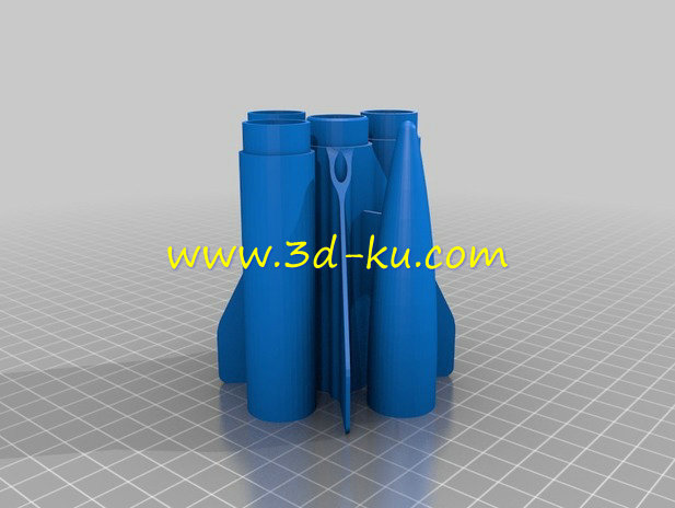 火箭模型组件组装的火箭模型的图片5