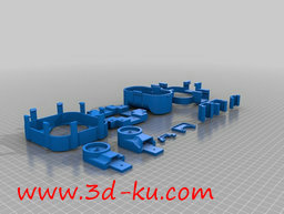 3D打印模型四角飞行器的主构架制成的飞行器的图片