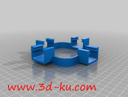 3D打印模型一款四角飞行器的主构的图片