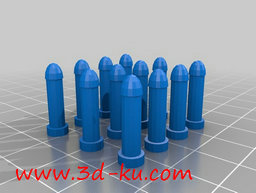 3D打印模型用绳子来发射的火箭的图片