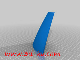 3D打印模型高70厘米，重达2公斤的火箭的图片