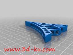 3D打印模型高70厘米，重达2公斤的火箭的图片