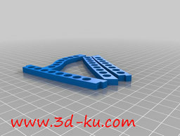 3D打印模型高70厘米，重达2公斤的火箭的图片
