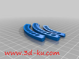 3D打印模型高70厘米，重达2公斤的火箭的图片