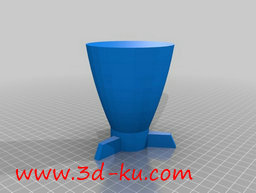 3D打印模型高70厘米，重达2公斤的火箭的图片