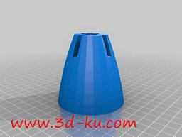 3D打印模型高70厘米，重达2公斤的火箭的图片