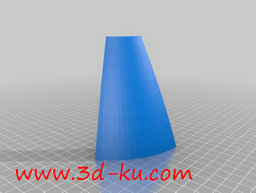 3D打印模型高70厘米，重达2公斤的火箭的图片