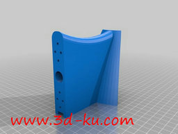 3D打印模型高70厘米，重达2公斤的火箭的图片
