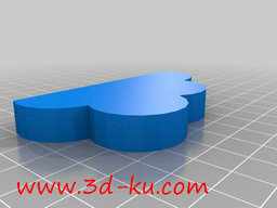 3D打印模型双翼飞机的图片