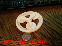 3D打印模型行星齿轮演示的图片