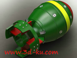 3D打印模型辐射4 - 迷你核弹的图片