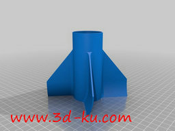 3D打印模型模块化火箭的图片