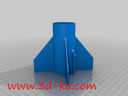 3D打印模型模块化火箭的图片