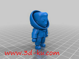 3D打印模型小宇航员的图片