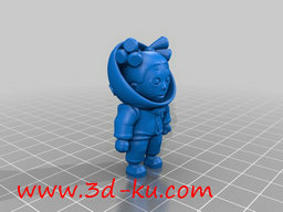 3D打印模型小宇航员的图片