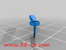 3D打印模型直升机的四角起落架的图片