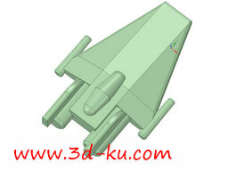 3D打印模型A-翼战斗机的图片