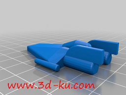 3D打印模型A-翼战斗机的图片