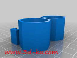 3D打印模型飞镖发射器配件的图片