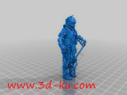 3D打印模型太空飞行员的图片