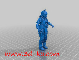 3D打印模型太空飞行员的图片