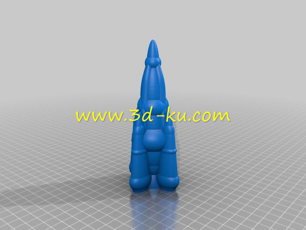 2英寸高的火箭模型的图片1