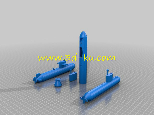 3D打印火箭模型的图片1