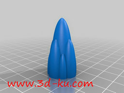 3D打印模型外形酷似火箭的塔的图片