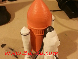 3D打印模型简单的航天飞机的图片