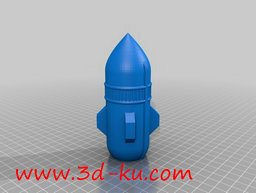 3D打印模型简单的航天飞机的图片