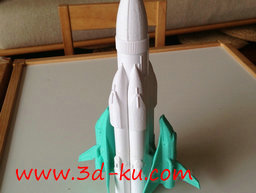 3D打印模型航天飞机火箭连接器的图片