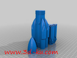 3D打印模型航天飞机火箭连接器的图片
