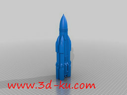 3D打印模型航天飞机火箭连接器的图片