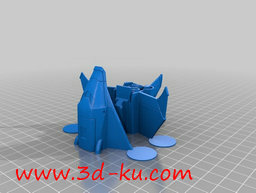 3D打印模型航天飞机火箭连接器的图片