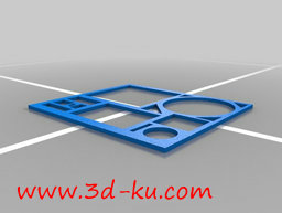 3D打印模型飞机传感器安装平面的图片