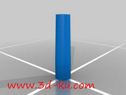 3D打印模型组装成火箭的各个零部的图片