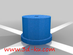 3D打印模型组装成火箭的各个零部的图片