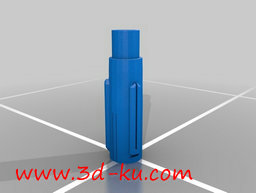 3D打印模型组装成火箭的各个零部的图片