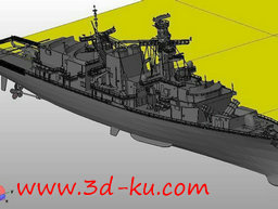 3D打印模型皇家海军护卫舰的图片