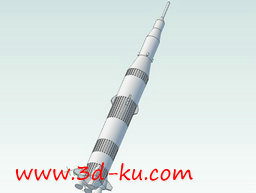 3D打印模型空间火箭 152 毫的图片