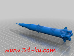 3D打印模型空间火箭 152 毫的图片