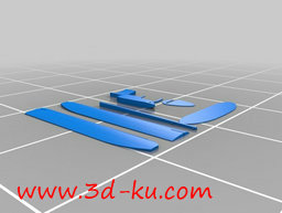 3D打印模型滑翔机的图片