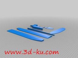 3D打印模型滑翔机的图片