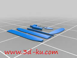 3D打印模型滑翔机的图片
