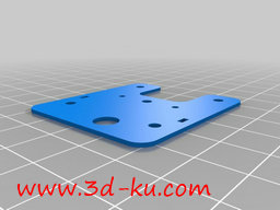 3D打印模型鸟型无人机顶板的图片