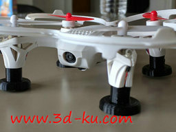 3D打印模型哈博森X4四轴飞行器的图片