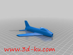 3D打印模型F-86战机的图片